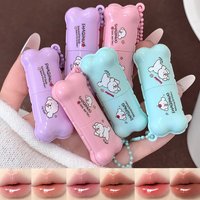 SHAQINUO Glittering Mirror Lip Glaze, Watery Shimmering Light Pendant Lip Gloss Makeup 6 Colors, Hydrating Moisturizing, Lasting