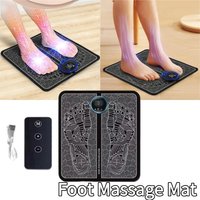 EMS Pulse Foot Massage Professional Intelligent Remote Control Massage Pad Home Use Parental Foot Massage Pad Health Care