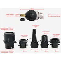 4 in 1 Inflatable Pump Adapter with Air Valve Nozzles Air Valve Conversion Head for Inflatable Boat Stand-Up Paddleboard Bed