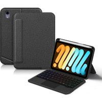 TouchPad Backlit Keyboard Case For iPad Mini 7 A17 Pro 2024 Mini 6 2021 6th 7th Gen 8.3 Inch Mini7 Mini6 Detachable Smart Cover