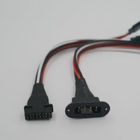 New Arrival! MPX 8Pin Multi-Wire 22AWG with Servo Extension Plug Male Femal Plug 2 Wire 3 Wire Version For RC Airplanes