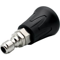 1/4 Pressure Washer Nozzle Household Sheath Nozzle for Cars Stainless Steel Splash Proof Sheath Nozzle Washer Tips Hose