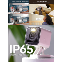 WYZE Camera V3 Pro ----2K Colorful Night Vision,Built-in Spotlight And Siren