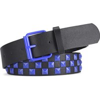 Women Pink Blue White Belt Men Fashion Square Beads Personalized Punk Ins Style Decorative Hip Hop Jeans Wide European American