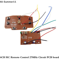 【R11】6CH 2.4G Remote Control High Quality 27MHz Circuit PCB Transmitter Receiver Board For RC Car Remote Control Toys Parts