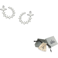 Vivienne Westwood Crystal Hoop Earrings 6203009A-02P102