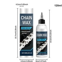 1/2PCS 120ml Bicycle Chain Lube All Weather Wax Lubricant for Mountain Road Bikes Motorcycle Chain Maintenance