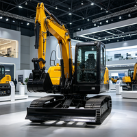 Large Professional Excavator Heavy Duty Crawler Digger Hydraulic System for Engineering Projects