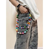 Original DIY Colorful Dice Billiards Chain For Pants Fashionable Men And Women Accessories Y2K Style Multi-Functional Keychain