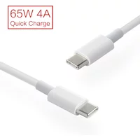 USB Type C To USB C 65W PD Quick Charging Cable QC4.0 Type C Fast Charger For Huawei P40 Samsung S10 S20 Macbook Pro