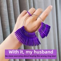 1Pc Professional Jewelry Tools Ring Mandrel Stick Finger Gauge Ring Sizer Measuring UK/US/EU/№ Size for DIY Jewelry Size ToolS