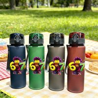 3D Printed with Vivid Cartoon Pattern Number 67 Water Bottle - Newest Cute & Stylish, Fade-Resistant, Lightweight, Cute