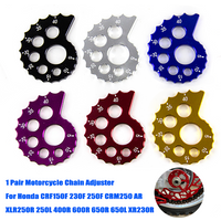 Motorcycle CNC Chain Adjuster Regulator Accessories For Honda CRF150F 230F 250F CRM250AR XLR250R 250L 400R 600R 650R 650L XR230R