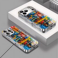 Cartoon Game Phone Case for Samsung Galaxy S26 S25 S24 S23 S22 S21 S20 S10 S9 S8 FE Plus Ultra 4G 5G M-Marios Luxury Glass Cover