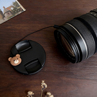 Kawaii Camera Lens Cap Keeper Anti-lost Rope for Canon R50 Nikon Z50 II Sony A6000 A7C II Fuji Pentax Olympus DSLR Accessories