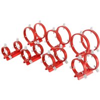 Red Color Telescope Bracket Set Guiding Scope Ring Kit for Telescope Tube Diameter 42/50/60/68/80/90/102mm