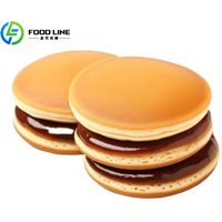 Customized Automatic Dorayaki Sandwich Pancake Making Machine for Food Processing Lines