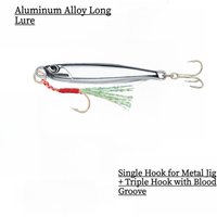 10pcs Set of Die-Cast Metal Spoon Lures Pointed-Tip Ring-Shaped Lures 10g 20g 30g 40g Hook Set Portable Casting Lures