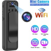 HD 1080P Mini Camera Portable Digital Video Recorder BodyCam 180 Degree Rotating Infrared Night Vision Sports DV Camcorder 2025