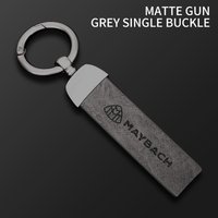 Metal Leather Car Keychain Key Ring Keyring For Mercedes Benz Maybach AMG W203 W206 W205 W211 W212 W201 W210 GLC GLK Accessories
