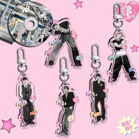 Kawaii Kpop CORTIS KEONHO Keychain Cute Acrylic SEONGHYEON JUHOON JAMES MARTIN Key Ring For Bag Fun Gift Merch Accessories