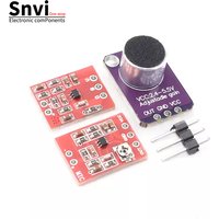 Snvi MAX4466 Electret Microphone Amplifier Module Adjustable Gain Audio Pickup Preamplifier Sensor Board for Arduino DIY Project