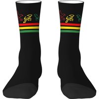 Fashion Mens Ajax Bob Marley Dress Socks Unisex Warm Breathbale 3D Print Amsterdam 3 Little Birds Crew Socks