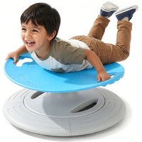 Sensorischer Drehstuhl für Autistische Kinder, Drehbares Sensorisches Spielzeug für Kinder, Vestibuläres Training zum Sitzen und Drehen, Sicheres Rutschfestes Balancierspielzeug für ADHS und Autismus