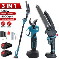 30 mm tragbare kabellose elektrische Gartenschere, 1000 W, hocheffizienter Hochleistungs-Astschneider, kabellose elektrische Gartenschere, multifunktionales Werkzeug zum Beschneiden von Obstgärten,