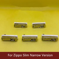 For Zippo Slim Narrow Lighter Anti Volatile Alloy Pad Leak Proof Oil Sealing Gasket Metal Fuel Saving Pad Metal Base Liner Pads