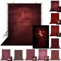 Décors texturés monochromes pour enfants et adultes, arrière-plans de document Claret, accessoires de photographie, rouge bordeaux, femme enceinte, photocall ouvertement sombre