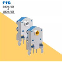New Pattern TTC Dustproof Gold Silver Wheel Decoder 7/8/9/10/11/12/13/14/15/16mm Rotary Mouse Scroll Wheel Encoder 1.74mm Hole