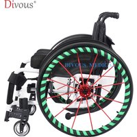 A pair of 24 inch silicone anti sailor push ring wheelchair accessories suitable for manual wheelchairs and sports wheelchairs