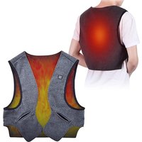 Men Autumn And Winter High Quality Heated Vest Electric Heated Vest Men Graphene Heat Coat USB Heating Padded Vest