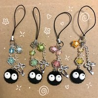Handmade Beaded Soot Sprite Phone & Bag Charm Keychain Kawaii Star Accessories