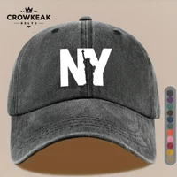 1pc Vintage NYC Baseball Cap - Adjustable Snapback Hat with NY Lettering, Statue of Liberty - Lightweight Breathable for Men & W