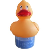 Floating Pool Chlorine Dispenser (Yellow Duck), Fits 1 and 3 Inch Tablets for Large and Small Pools, Hot Tub, Spa