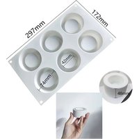 Runde Kerze Glas Silikon Form DIY Beton Aromatherapie Kerze Lagerung Box Zement Gips Harz Form Hause Dekoration Artefakt