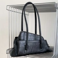 Small La Passeggiata Underarm Bags For Women Luxury Designer Handbags Purses 2026 New In PU Crocodile Pattern Irregular Shoulder