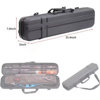 Takedown Recurve Bow Case Large Capacity Hard Suitcase Shoulder Bag Portable Travel Case Portable Archery Hunting Oudoor Sports