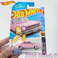 Genuine Hot Wheels 2026 E 1/64 Mainline Series Case Simpsons Pagani Audi Mazda Dodge Collectible Diecast Vehicle Model Toy Car