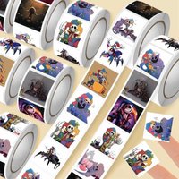 500PCS Kawaii Game Poppy Playtimes Series Sticker Creativity Cartoon Character HD Printing DIY Phone Case Graffiti Sticker