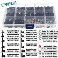 Screws Box Set for 1/8 1/10 HSP Traxxas TRX-4 TRX-6 Tamiya CFX MST HPI Kyosho D90 Scx10 D110 AXIAL D110 RC Car Parts Repair Tool
