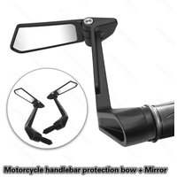 Mirror Bar End Motorcycle Rearview Mirror Universal For BMW R1250GS R1200GS For Kawasaki Z1000 Z750 For Honda CB1000R CB600F