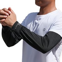 AliExpress NONE Cooling Arm Sleeves Breathable Sun Protection Ice Slik Sleeves Summer Outdoor Sports Driving Cycling Sleeves Men Loose Arm