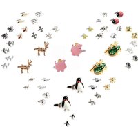 Animal Cufflinks 27 Designs Men Cuff Links Horse Kangaroo Frog Penguin Pig Octopus Elephant Dog Bee Deer Fish Camel Beetle Gecko