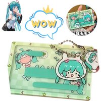 2026 Creative New Hatsune Miku Acrylic ID Card Holder, Anime Cartoon Avatar Privacy Cover Transparent ID Card Sleeve