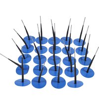 24Pcs Auto Tubeless Tyre Puncture Repair Wired 4.5mm Mushroom Plug Patch