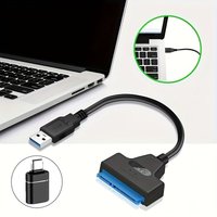 USB 3.0 to SATA Adapter Cable for 2.5" SSD HDD Drives - External Hard Drive Converter for SATA III 5Gbps with UASP Accelerated