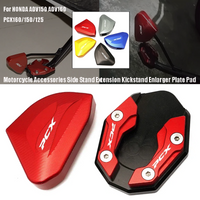 Motorcycle Accessories For Honda PCX125 PCX150 PCX160 PCX 125/150/160 CNC Side Stand Extension Kickstand Enlarger Plate Pad